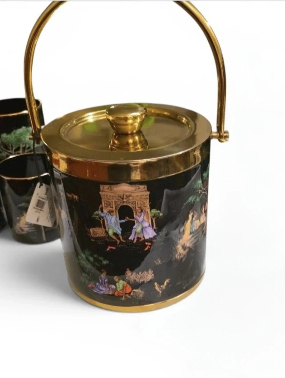 Williams Sonoma x Sheila Bridges | Harlem Toile Ice Bucket | RARE RETIRED | NWT